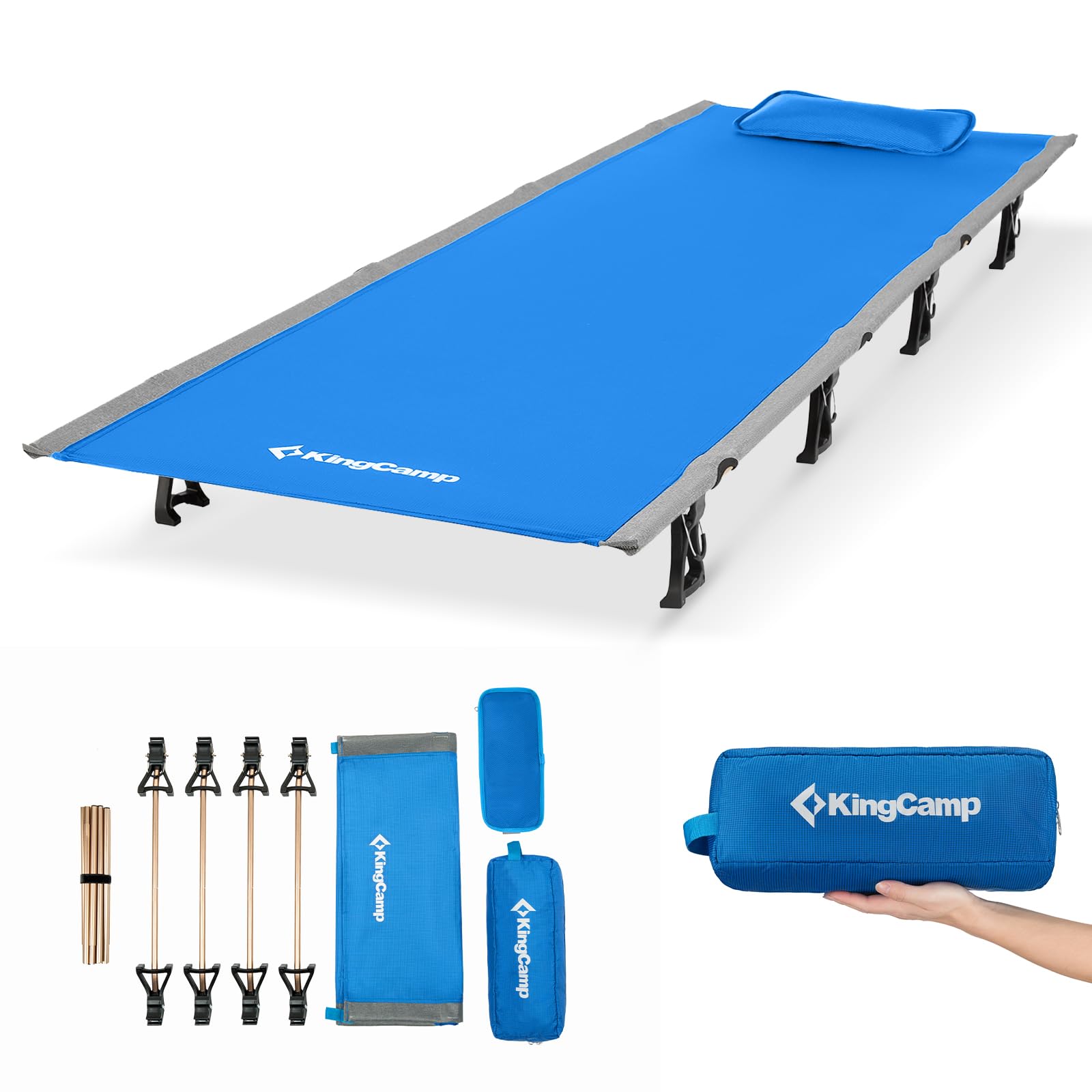 KingCamp Camping Cots for Adults Outdoors Backpacking